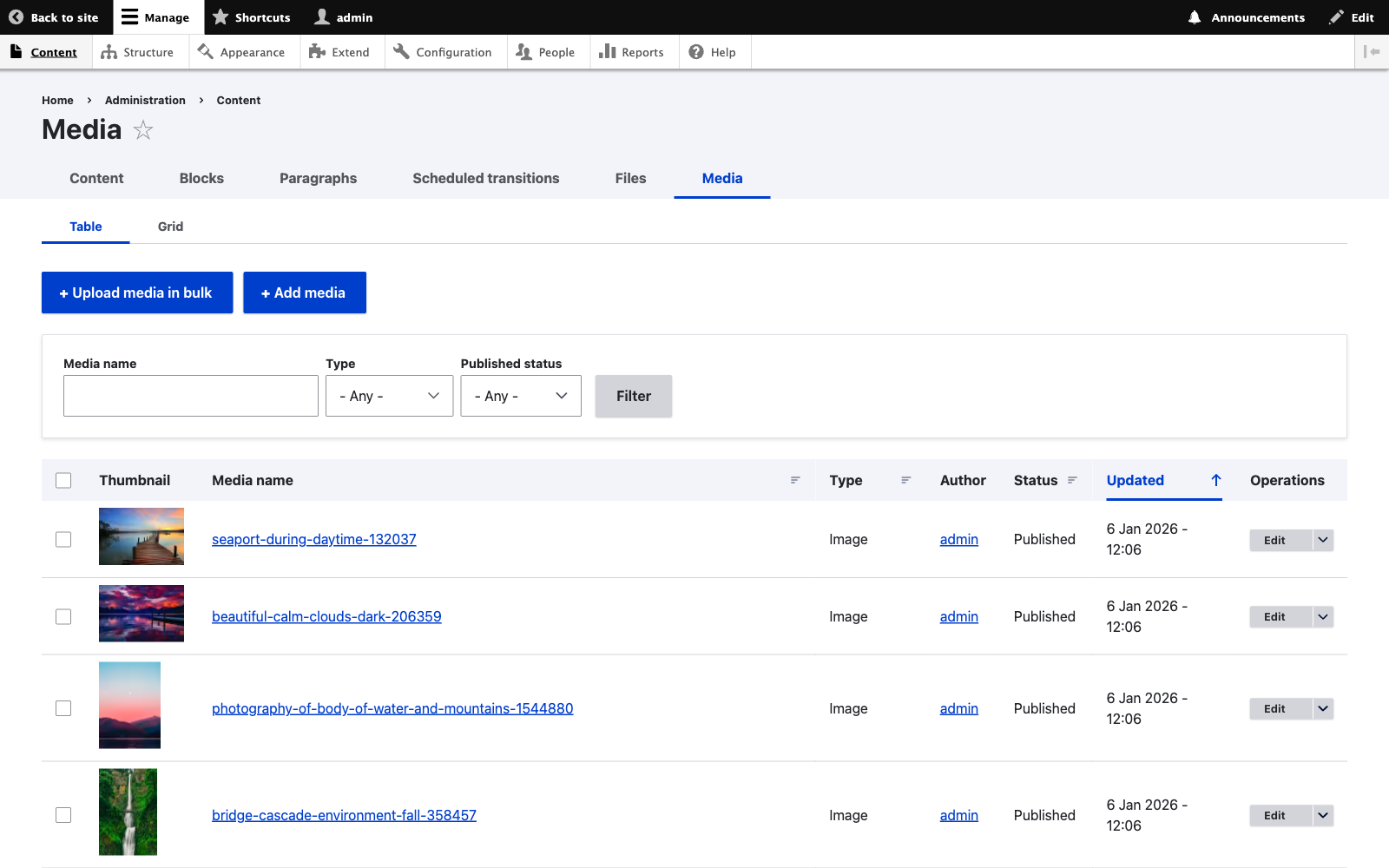 Drupal Media Library